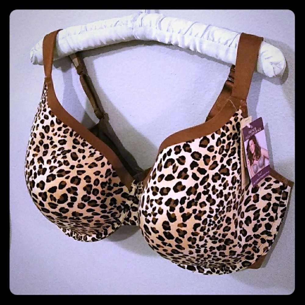 Cacique Leopard French Full Coverage Bra